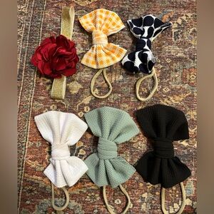 Boutique Baby & Toddler Girl Bow Set